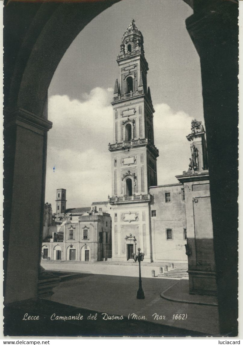 LECCE -CAMPANILE DEL DUOMO - Lecce