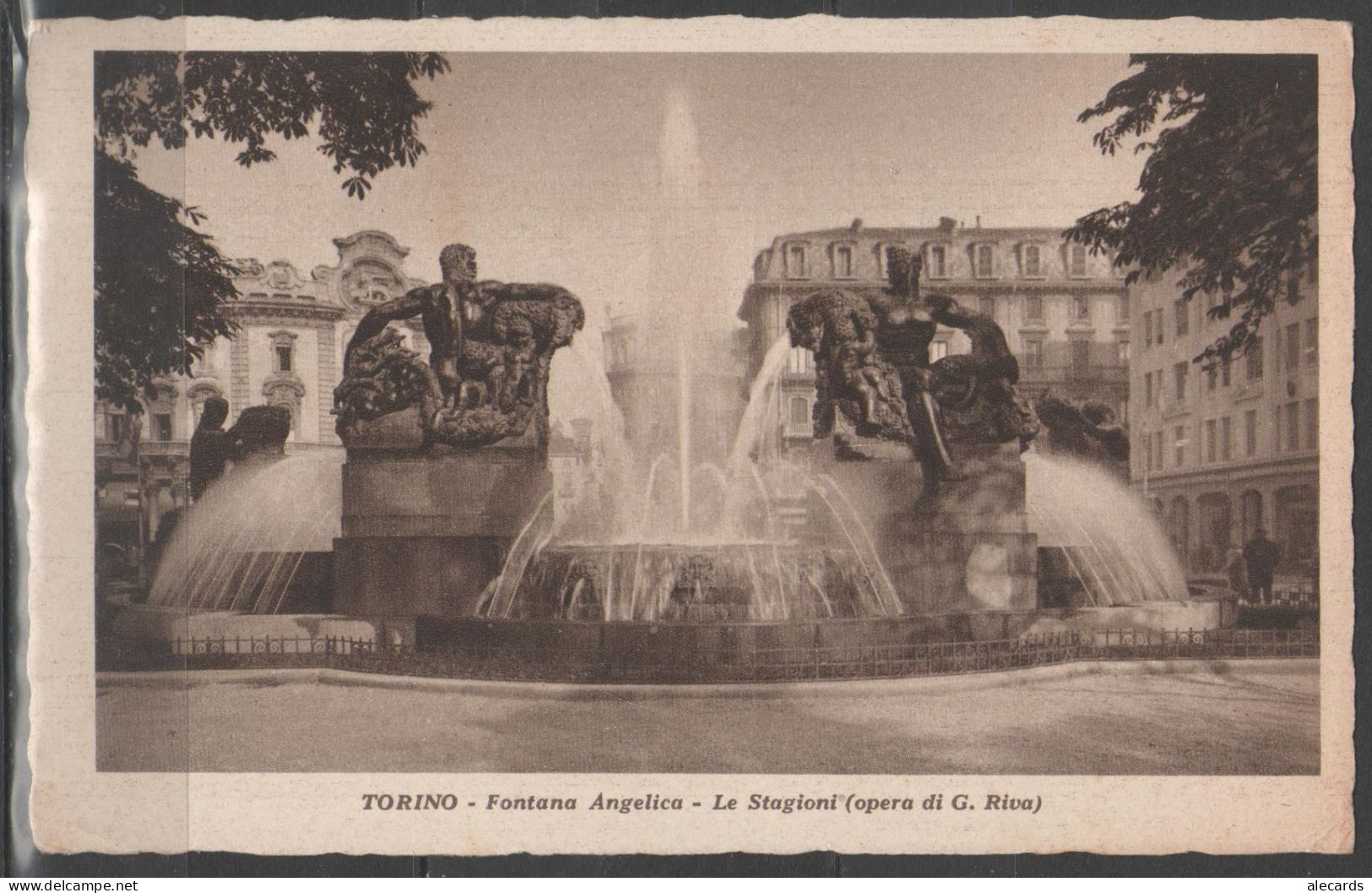 Torino - Fontana Angelica - Bella Affrancatura - Andere Monumenten & Gebouwen