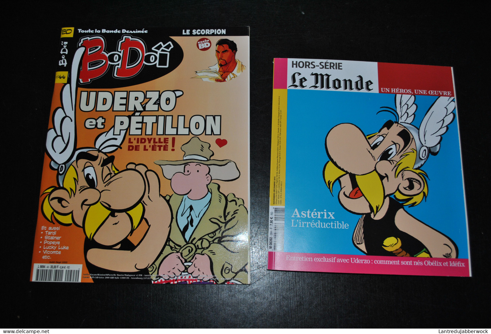 Gros Lot Astérix & Compagnie Revues HS Jeu Des 7 Familles Secrets Des Druides Ex Libris Bodoï Rochefort Moustache Uderzo - Otros & Sin Clasificación