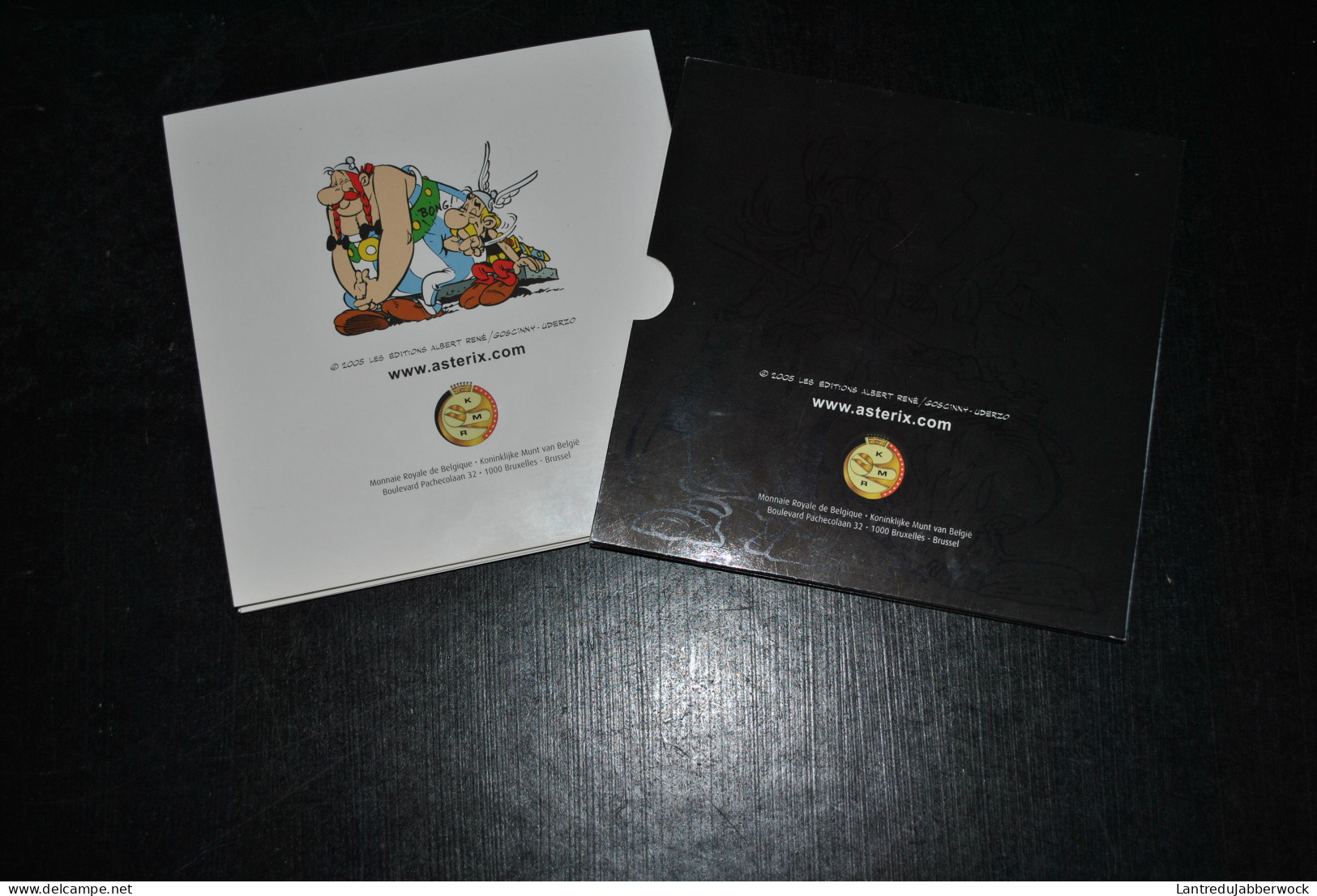 ASTERIX Médaille En Métal Sous Coffret émise Par La Monnaie Royale De Belgique 2005 TL 5000ex GOSCINNY-UDERZO Pièce - Autres & Non Classés