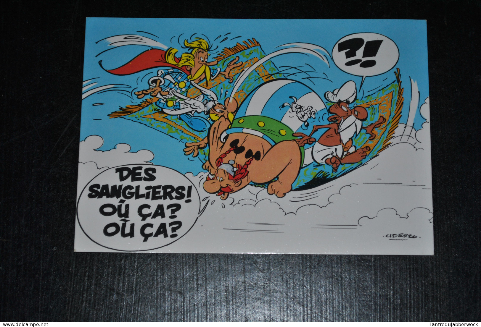 Lot de 8 cartes postales Dont 1 publicité épinards Iglo 1969 Astérix Uderzo - Goscinny Obélix RARE ensemble 