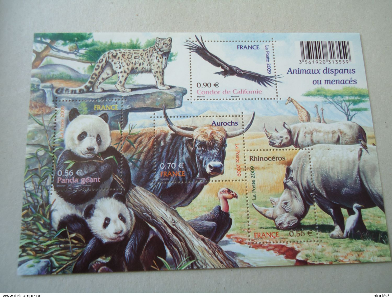 FRANCE  MNH  SHEET BIRD BIRDS  ANIMALS 2009 - Other & Unclassified