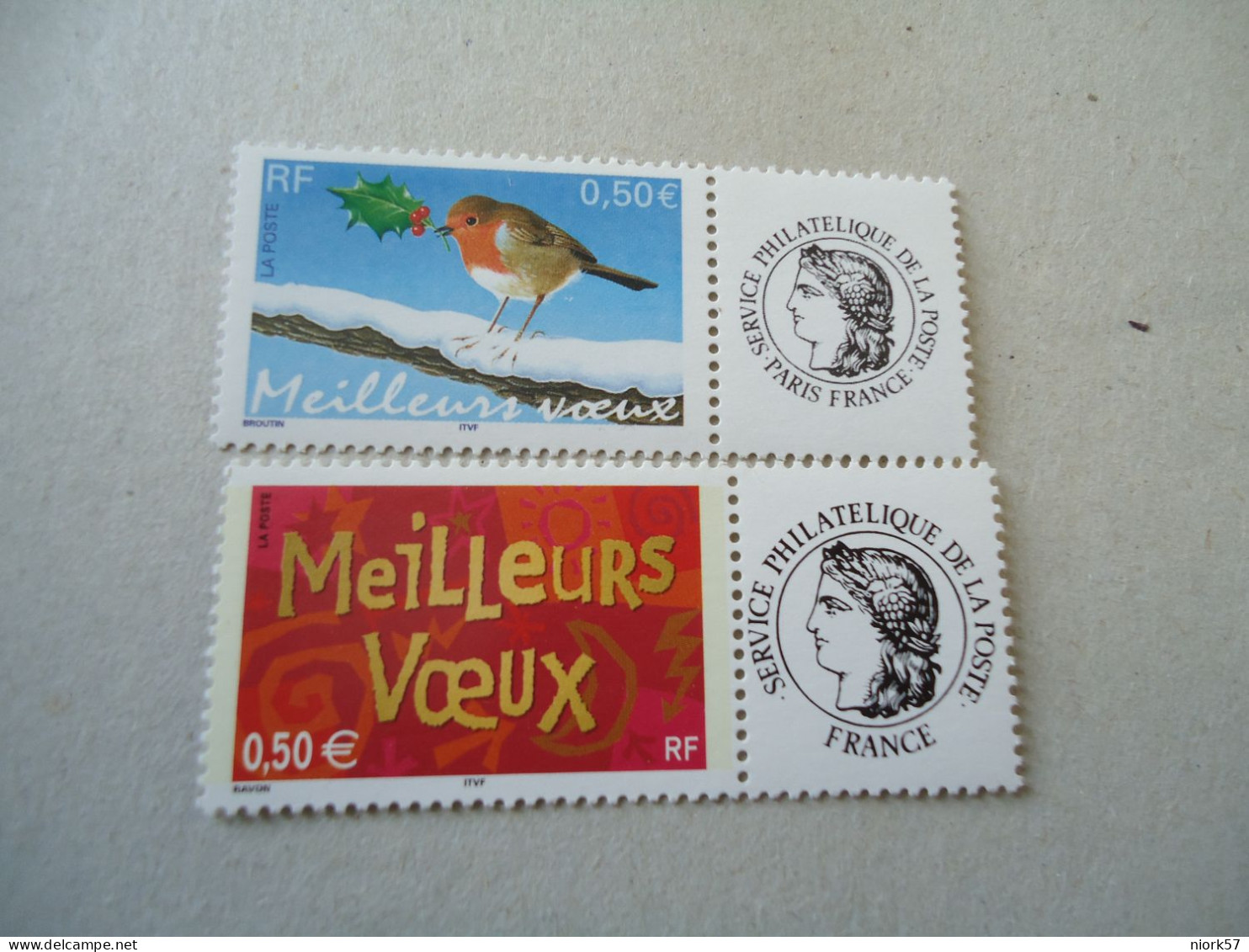 FRANCE  MNH  BIRD BIRDS 2 PHILATELIE LEBEL - Other & Unclassified