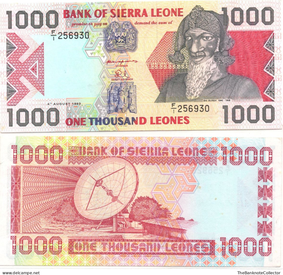 Sierra Leone 1000 Leones 2002 P-24 UNC - Sierra Leona