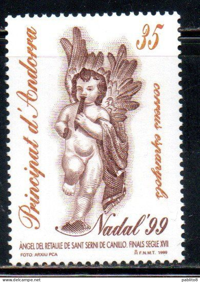 ANDORRE PRINCIPAT ANDORRA 1999 CHRISTMAS NATALE NOEL WEIHNACHTEN NAVIDAD 35p MNH - Ongebruikt