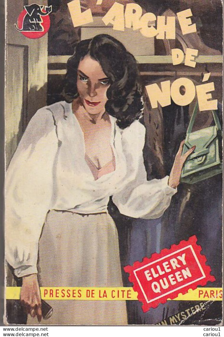 C1 ELLERY QUEEN L Arche De Noe EO Un Mystere 1952 EPUISE The Origin Of Evil PORT INCLUS France - Presses De La Cité