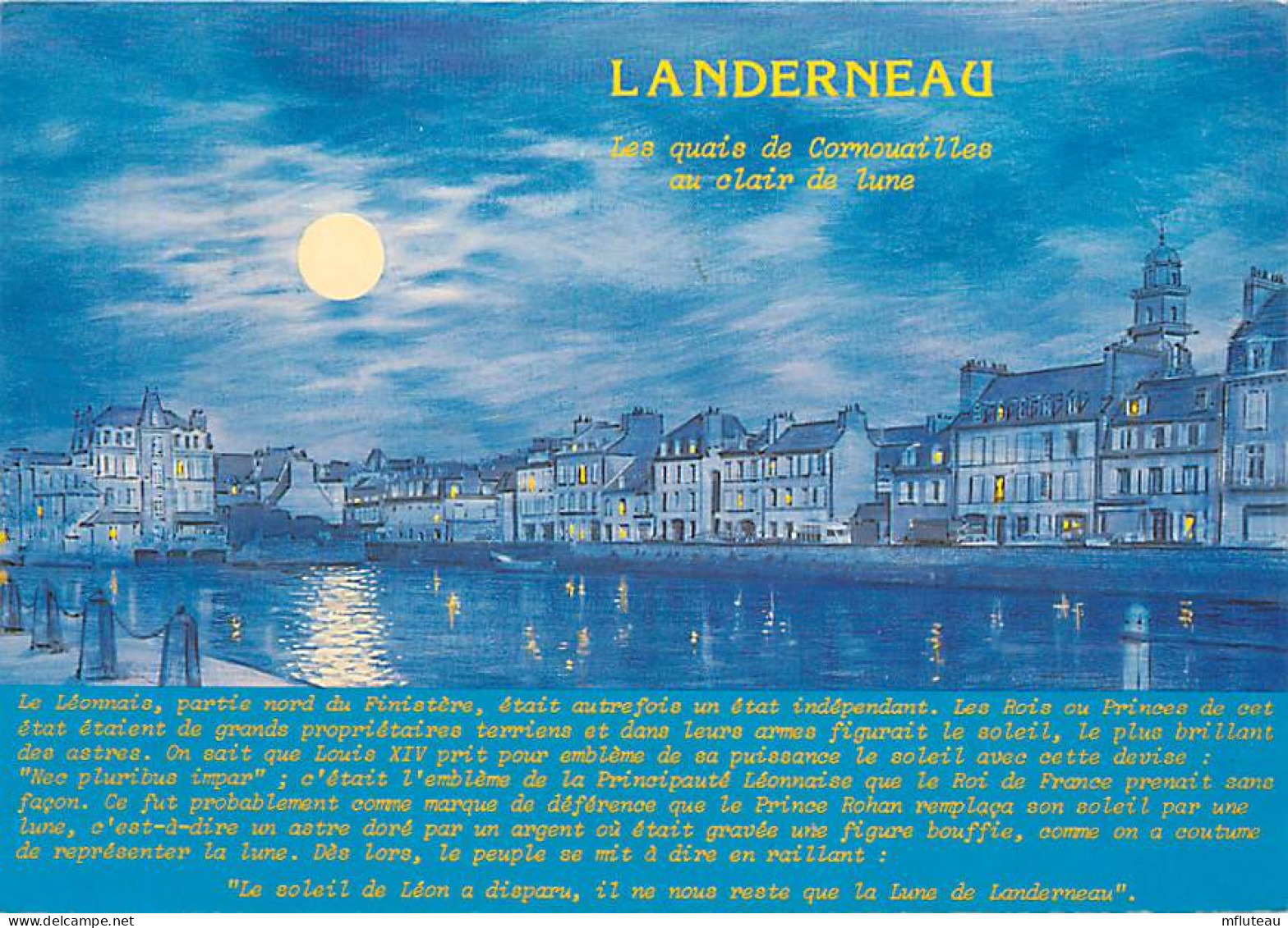 29* LANDERNEAU    Port De Nuit  (CPM 10x15cm)                 MA63-0567 - Landerneau