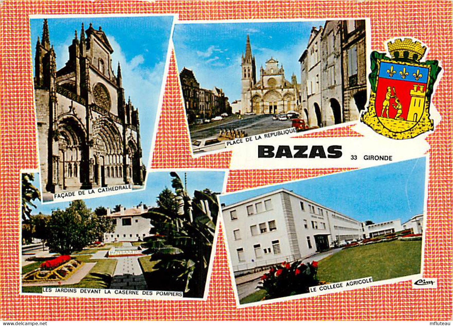 33* BAZAS  Multivues    (CPSM 10x15cm)                      MA63-1007 - Bazas