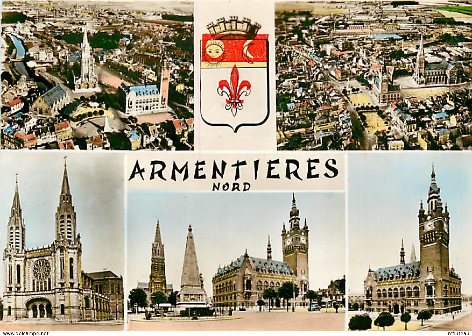 59* ARMENTIERES  Multivues  (CPSM 10x15cm)            MA64-1141 - Armentieres