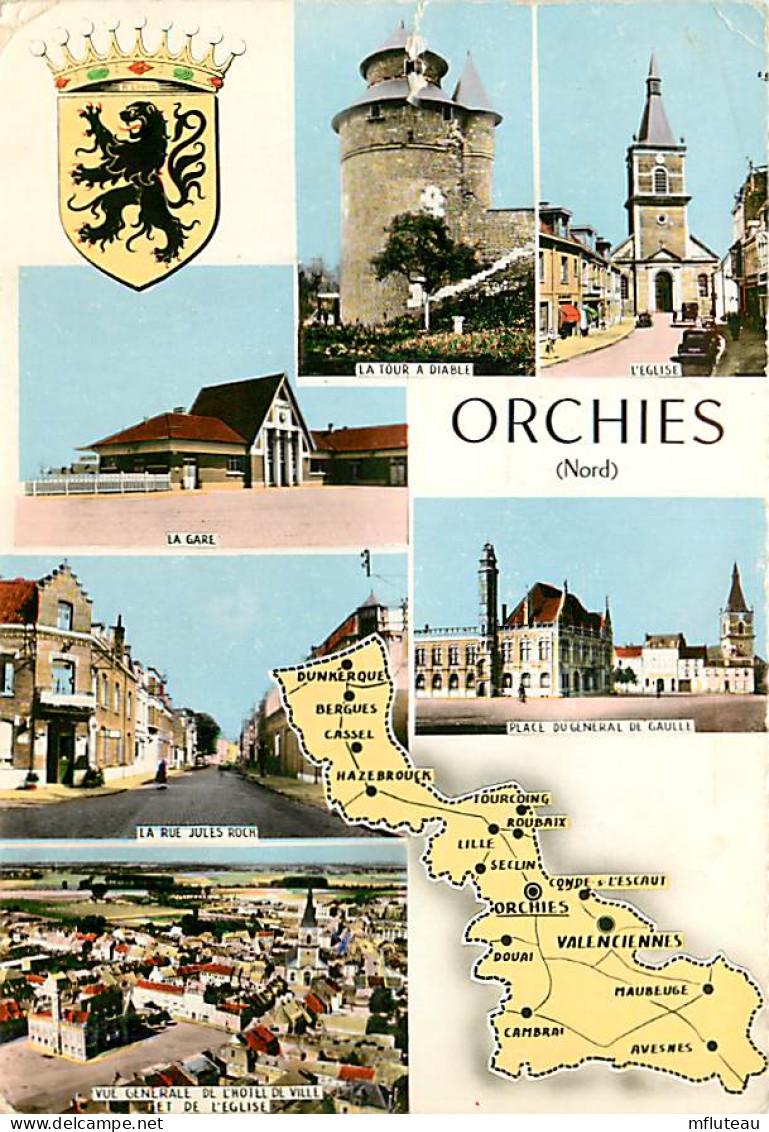 59* ORCHIES  Multivues  (CPSM 10x15cm)      MA64-1100 - Orchies