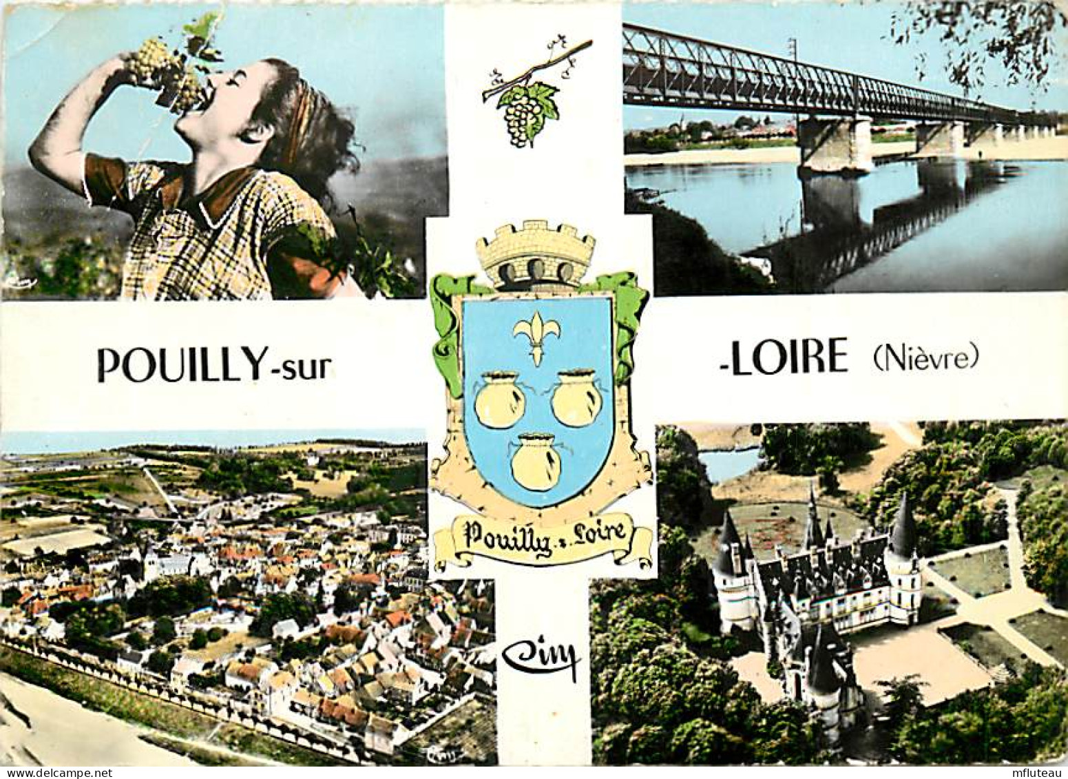 58* POUILLY SUR LOIRE  Multivues  (CPSM 10x15cm)             MA64-1017 - Pouilly Sur Loire