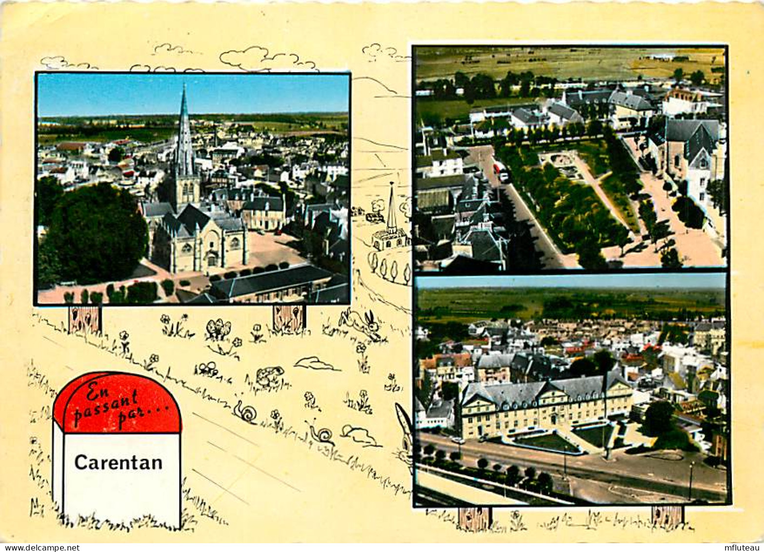 50* CARENTAN  Multivues  (CPSM 10x15cm)          MA64-0761 - Carentan