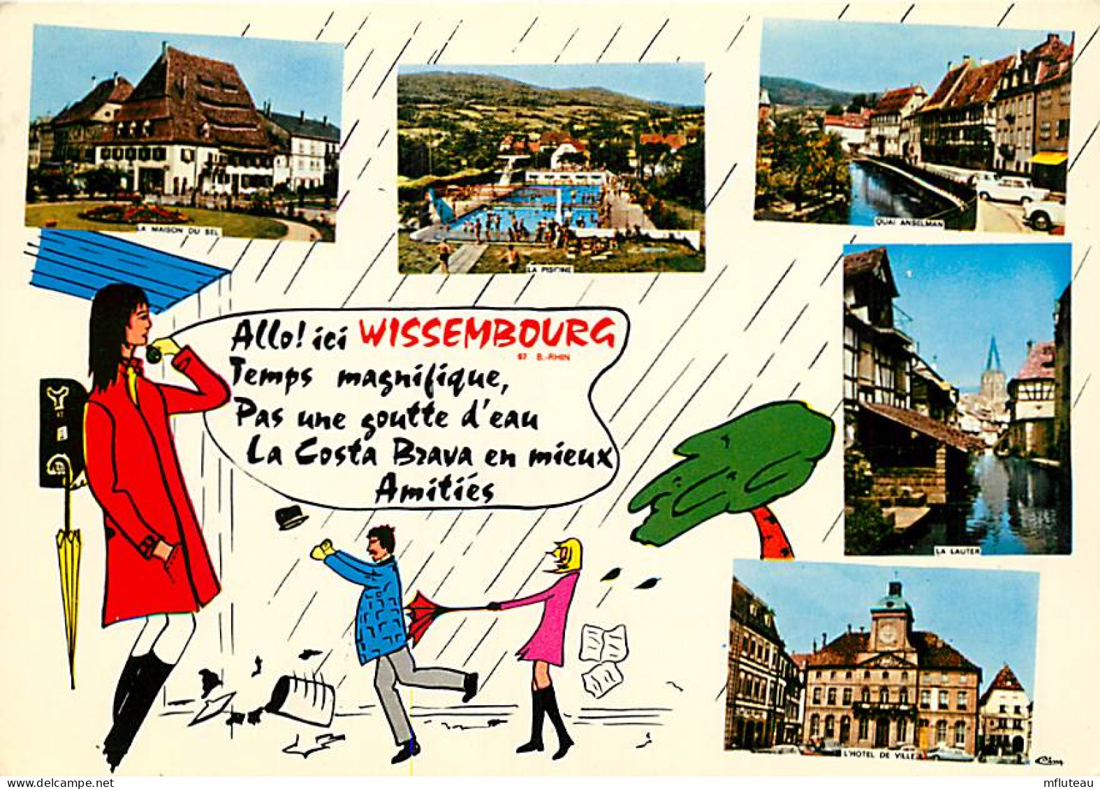 67* WISSEMBOURG  Multivues   CPM (10x15cm)                    MA65-0508 - Wissembourg