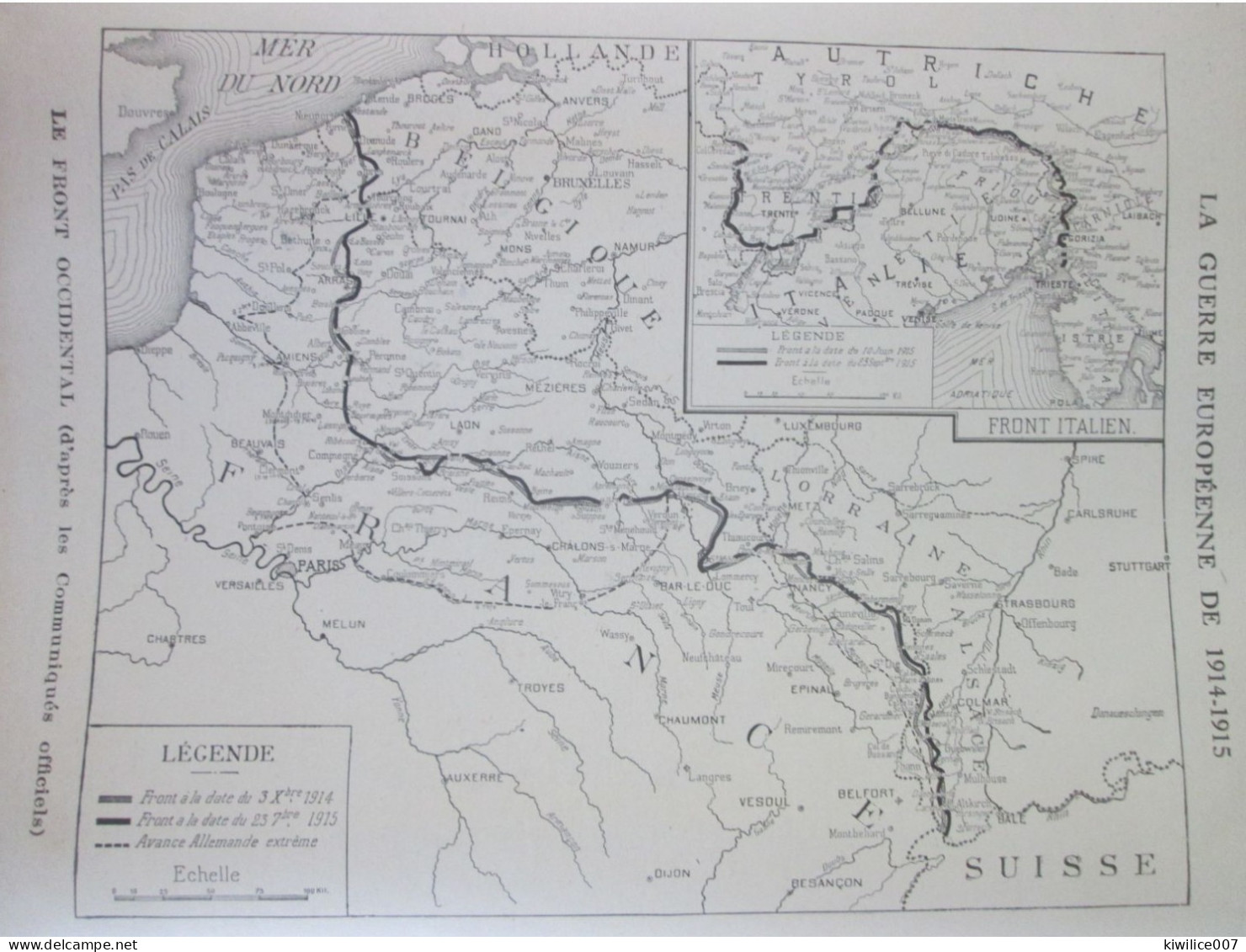 Guerre 14 18 La Semaine Militaire  Du 16 Au  28 Septembre REGION BERRY AU BAC  Aguilcourt  Cormicy  Bertricourt Carte Du - Ohne Zuordnung