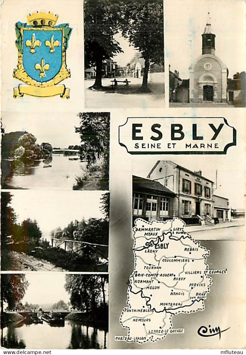 77* ESBLY   Multivues  CPSM (10x15cm)             MA66-0152 - Esbly