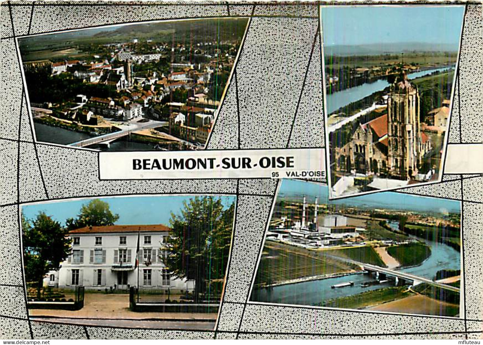 95* BEAUMONT SUR OISE  Multivues  CPSM (10x15cm)             MA66-0974 - Beaumont Sur Oise