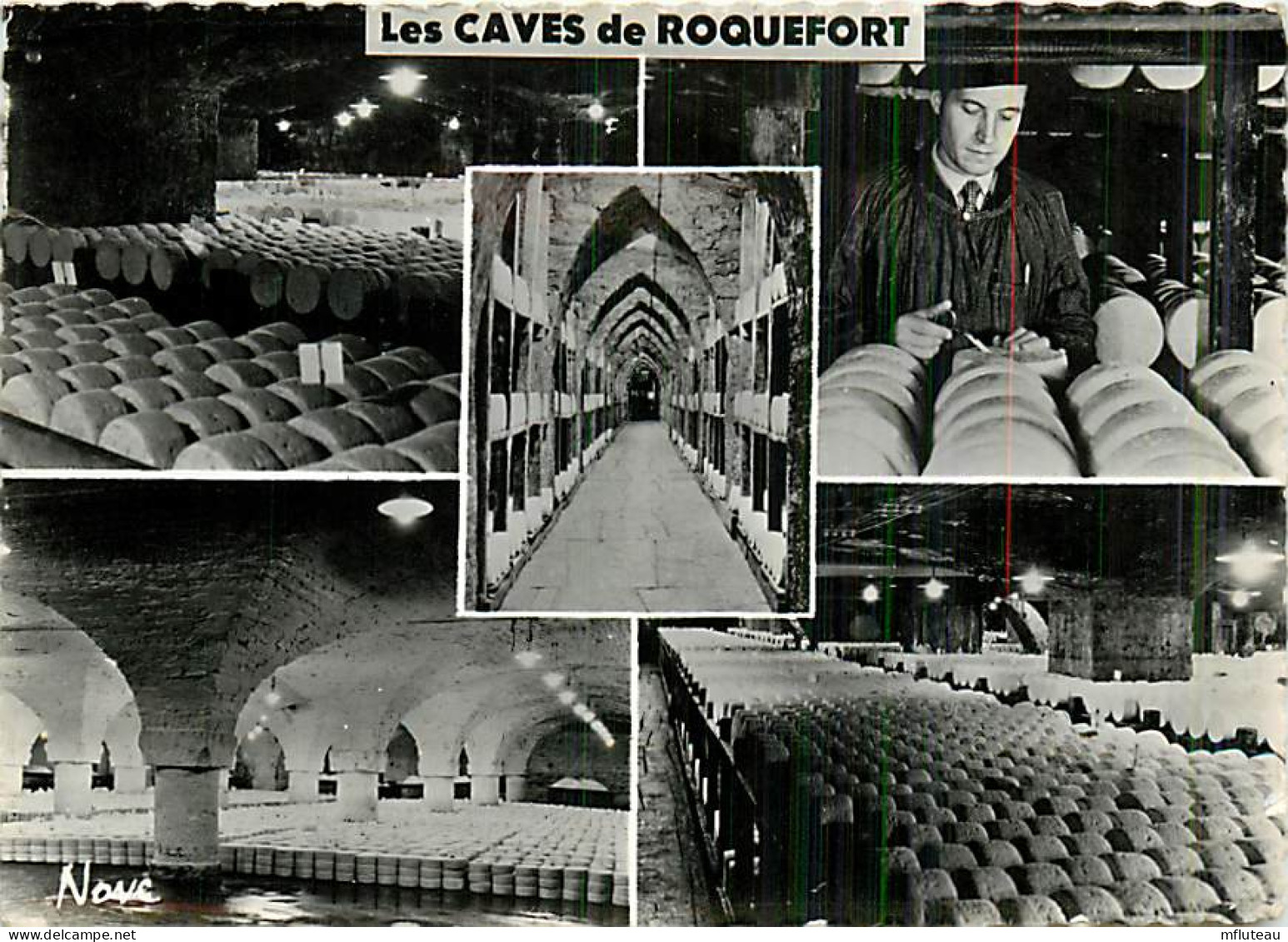 12* ROQUEFORT  Caves Multivues   CPSM(10x15cm)         MA67-0918 - Roquefort