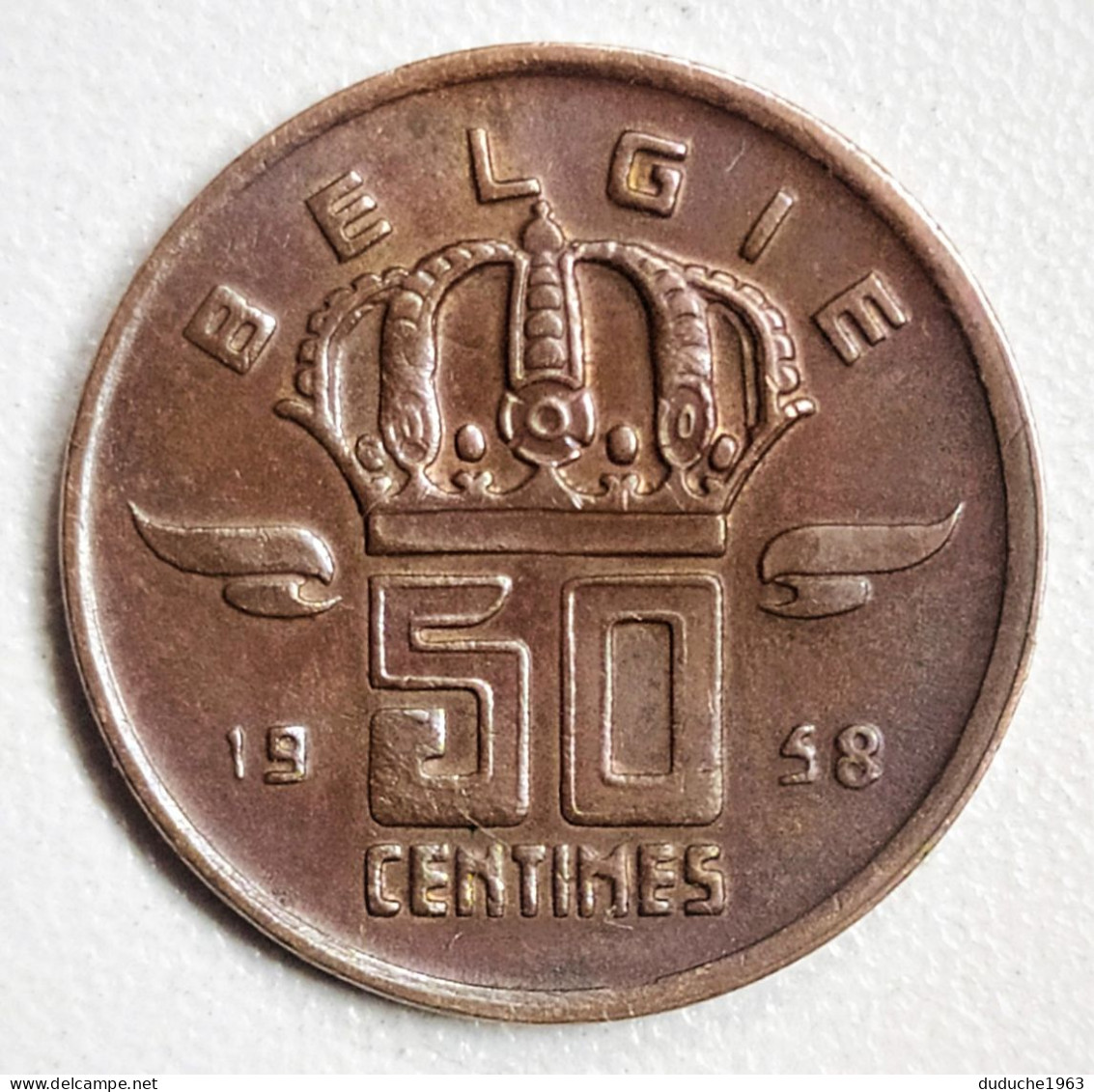 Belgique - 50 Centimes 1958 - 50 Centimes