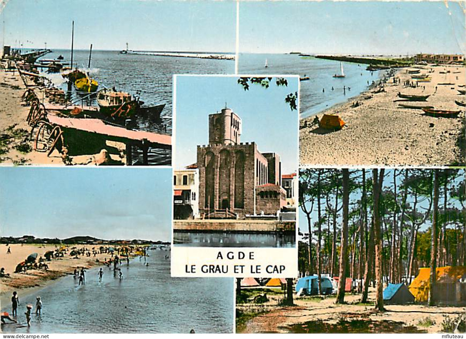 34* AGDE- LE GRAU ,,,  Multivues  CPSM (10x15cm)                MA69-0971 - Agde