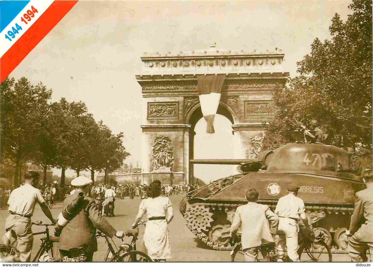 Reproduction CPA - 75 Paris - 50e Anniversaire De La Libération De Paris - Arc De Triomphe - CPM - Carte Neuve - Voir Sc - Zonder Classificatie