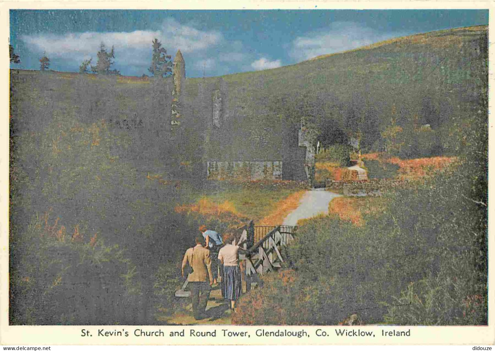 Irlande - Wicklow - Glendalough - St Kevin S Church And Round Tower - Vieilles Pierres - Eglise - CPM - Etat Image Un Pe - Wicklow