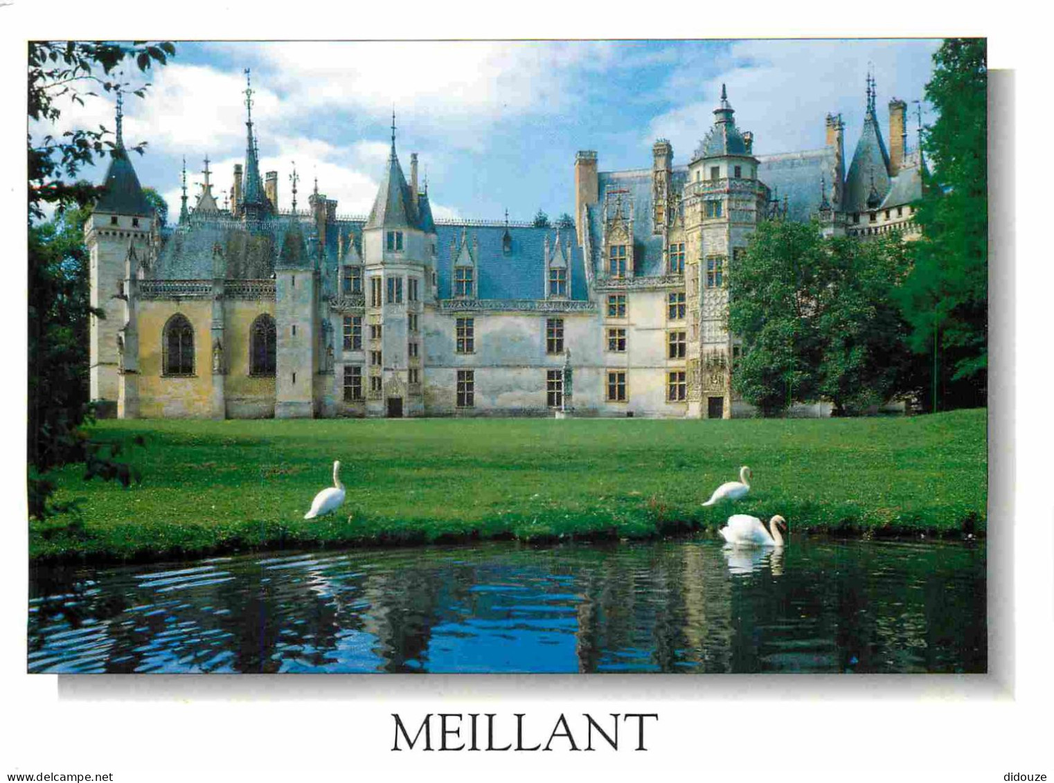 18 - Meillant - Le Chateau - Cygnes - CPM - Voir Scans Recto-Verso - Meillant