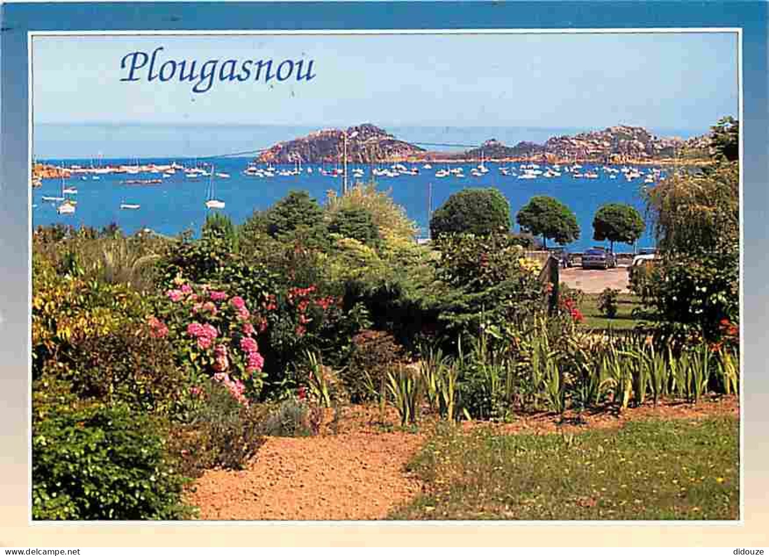 29 - Plougasnou - Jardin Fleuri Dans L'anse Du Diben - Flamme Postale - Voir Scans Recto Verso  - Plougasnou