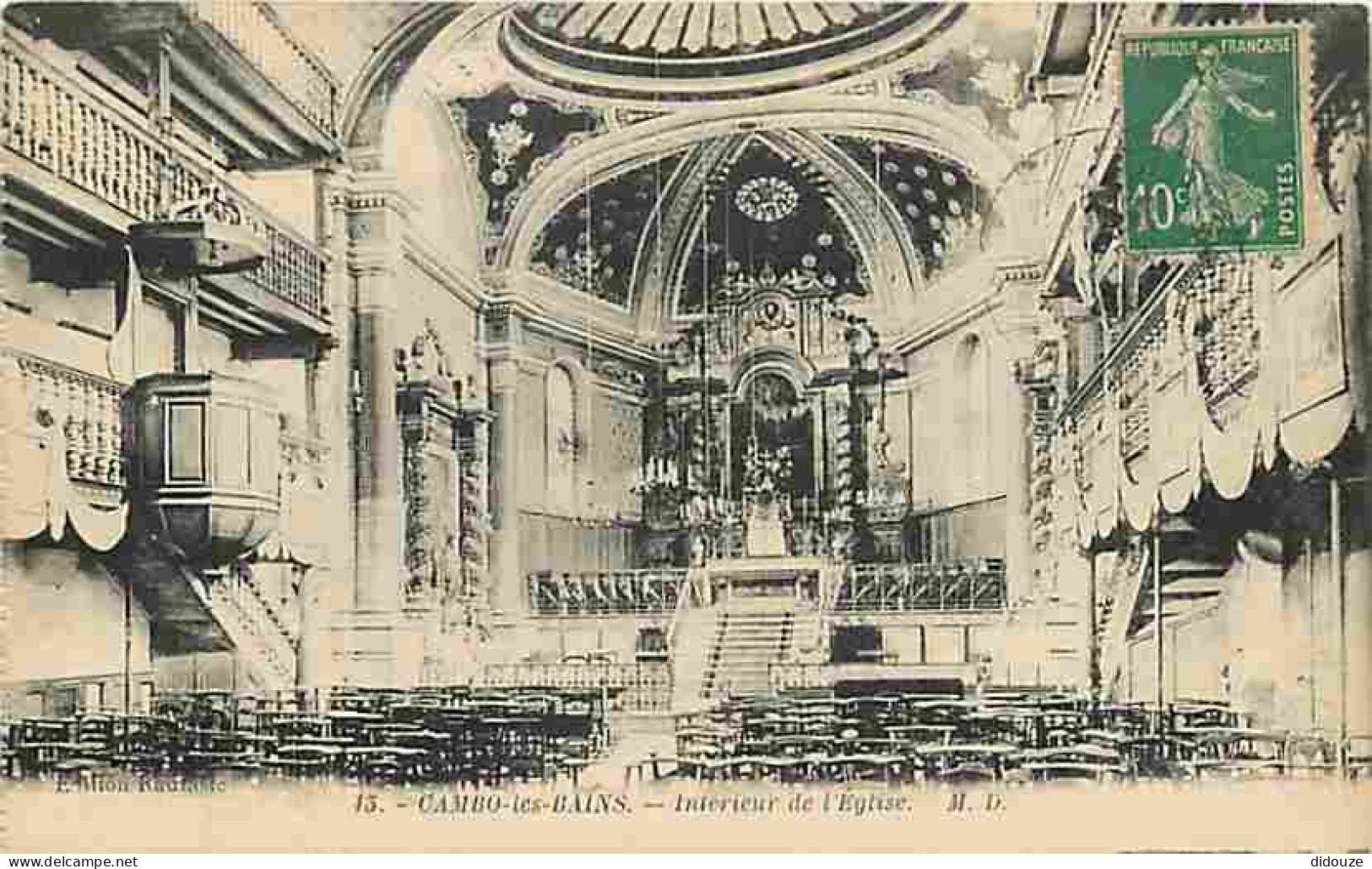 64 - Cambo Les Bains - Intérieur De L'Eglise - CPA - Voir Scans Recto-Verso - Cambo-les-Bains