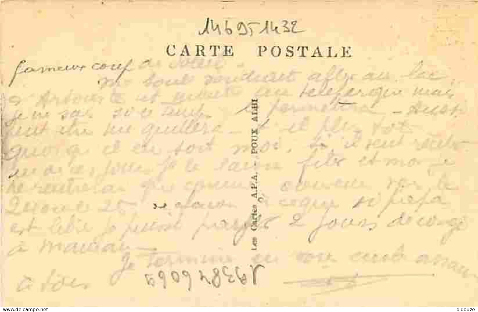 64 - Eaux-Bonnes - Le Jardin Darralde Et La Poste - Correspondance - CPA - Voir Scans Recto-Verso - Eaux Bonnes