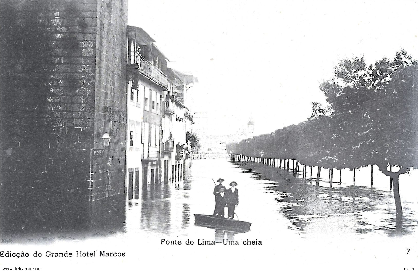 Portugal -PONTE LIMA - Uma Cheia - Edição Do Grande Hotel Marcos - Castelo Branco