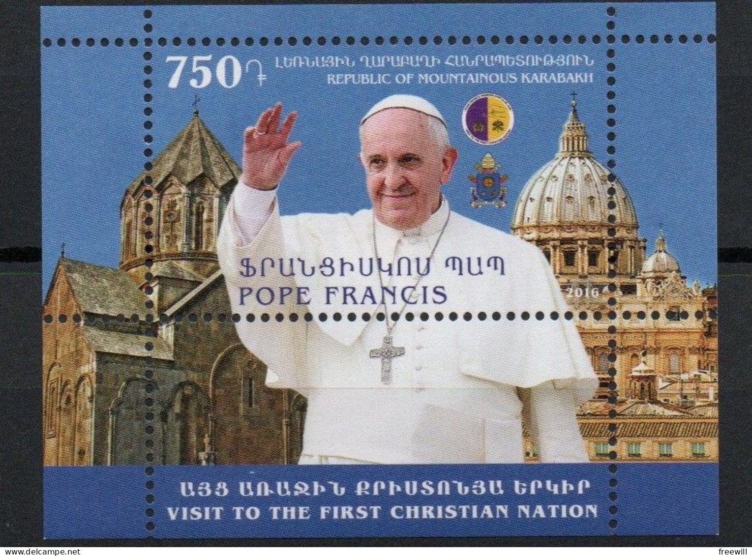 Arménie ( Karabakh ) Visit To The First Christian Nation - Pape François XXX - Armenia