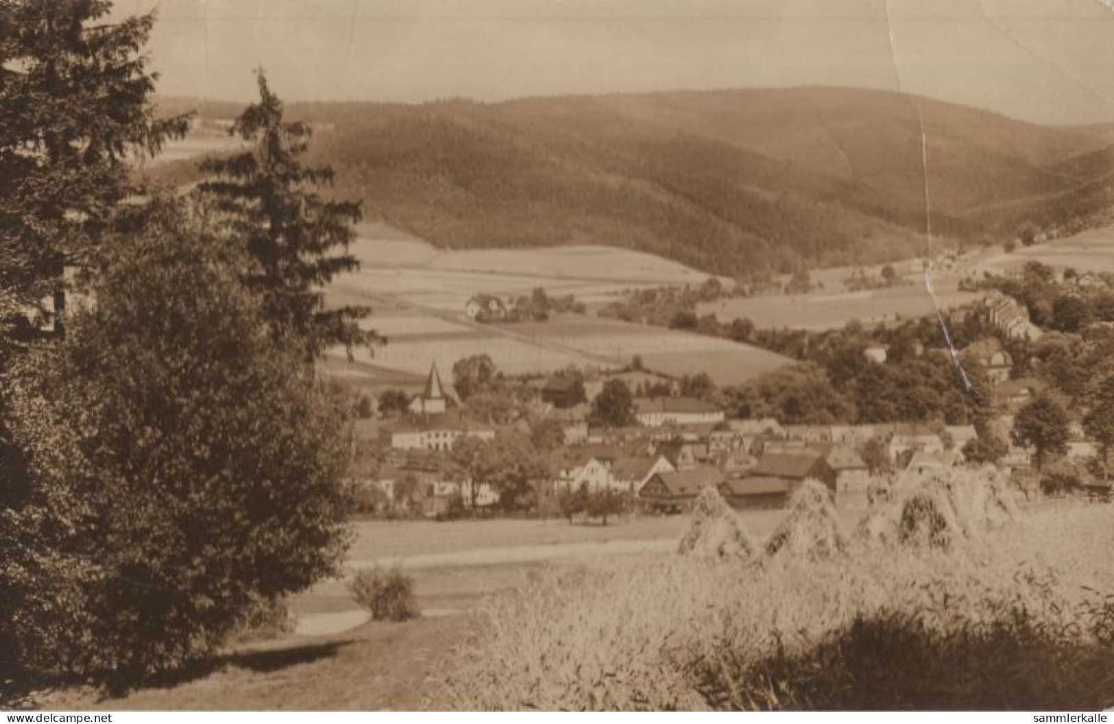 124062 - Erlbach - Ansicht Von Oben - Erlbach-Kirchberg