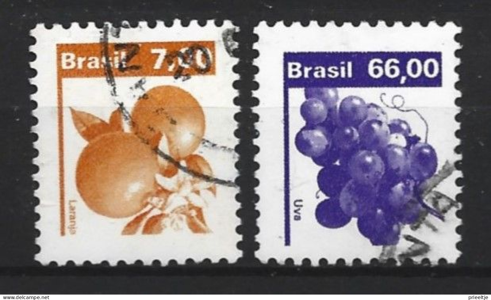 Brasil 1980 Fruit  Y.T. 1467/1468 (0) - Oblitérés
