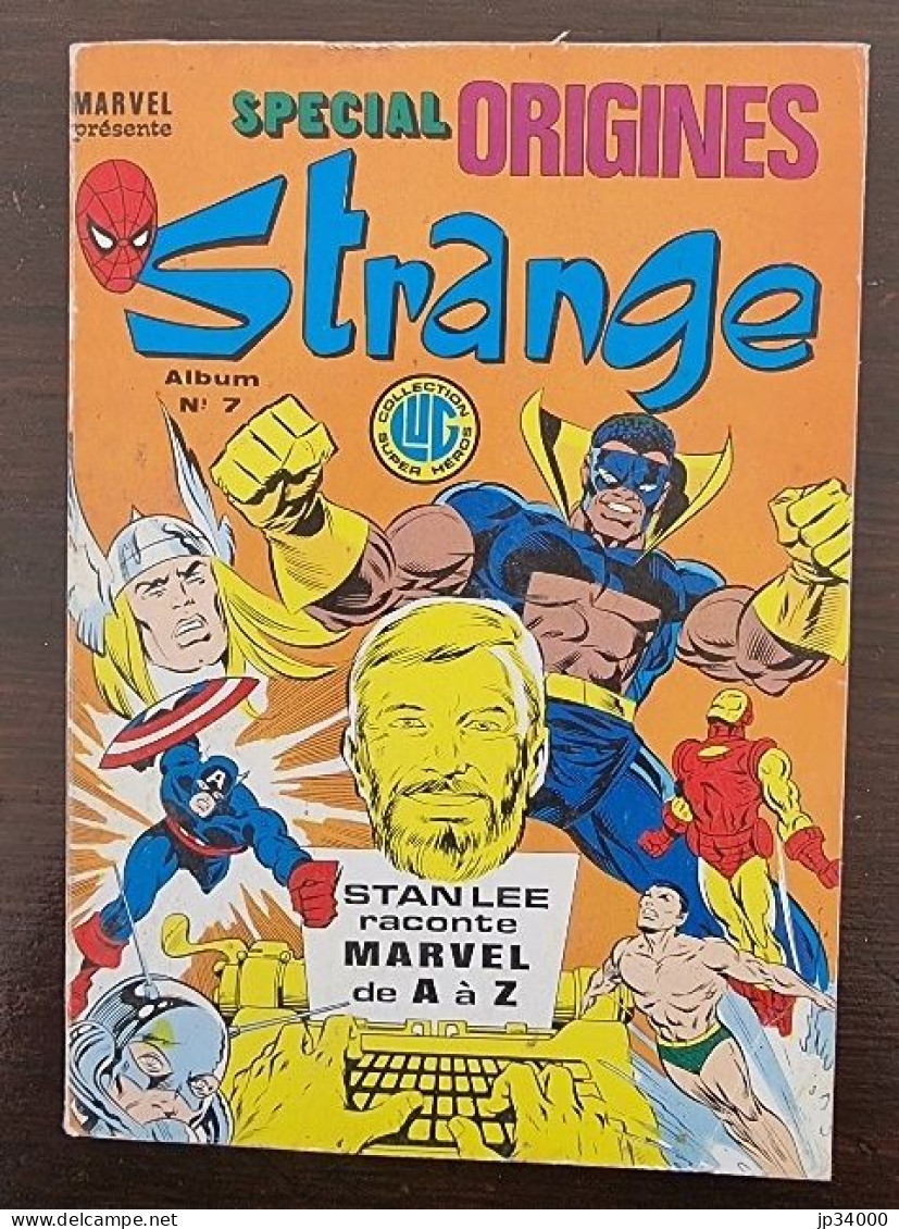 STRANGE Spécial Origines Album N°7 (contenant Les N°187HS+190HS+193HS) Lug 1986 (comics) - Strange
