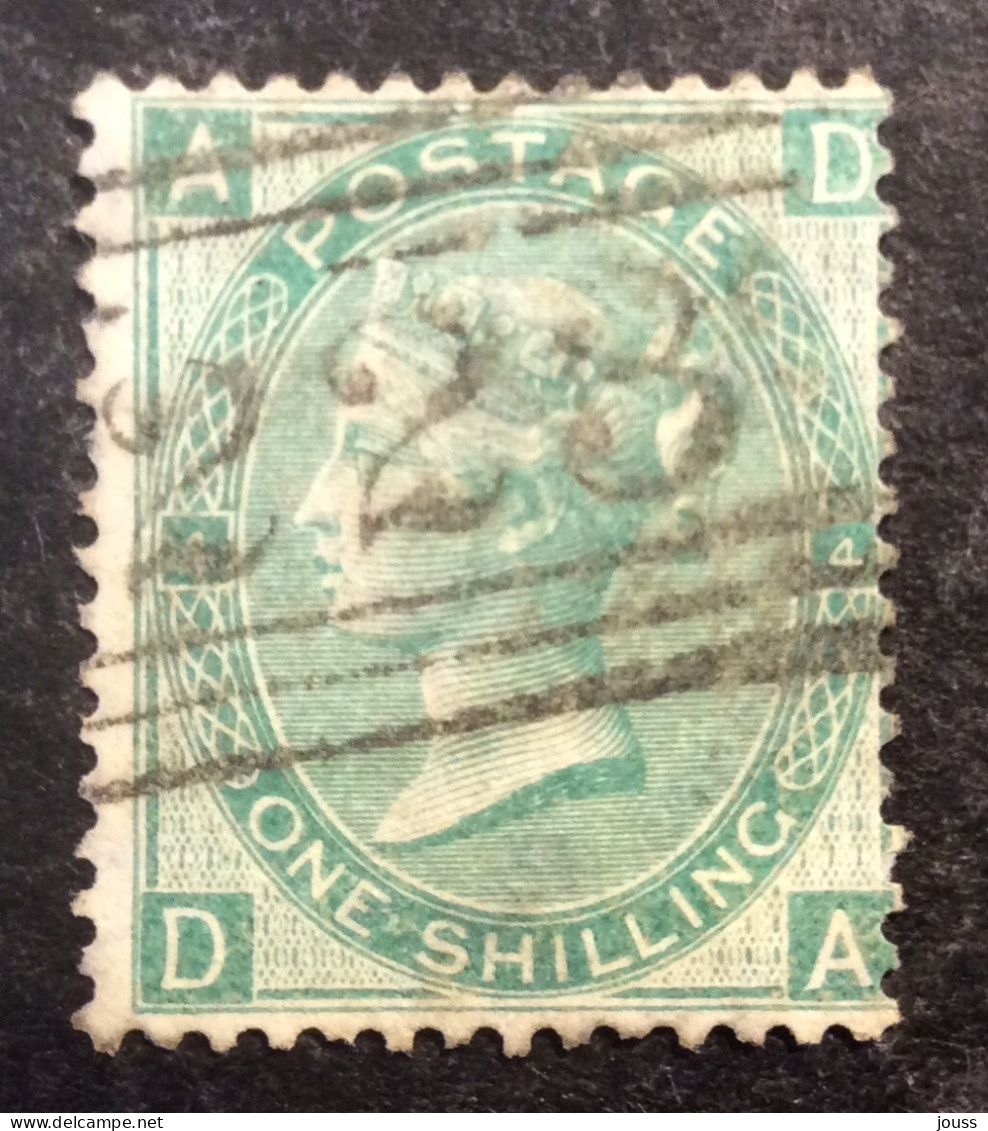 GB20 Victoria 1s Vert YT N° 31 Fleurs Héraldiques Oblitéré - Used Stamps