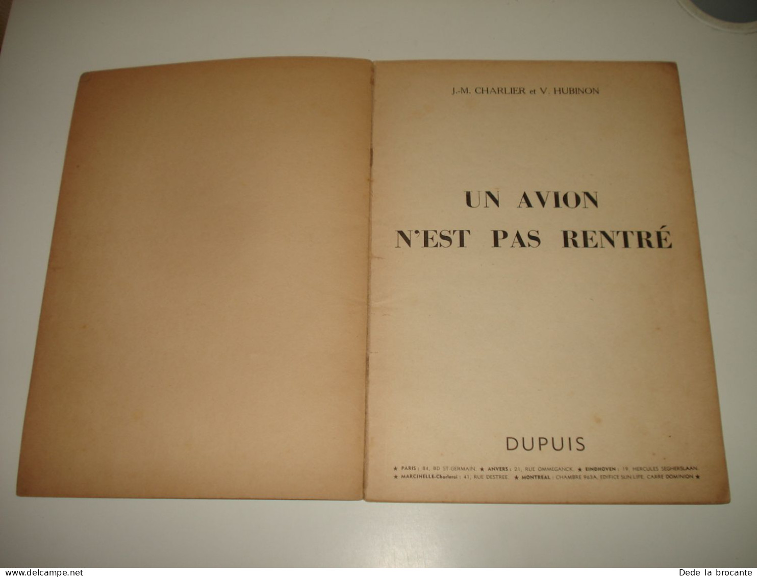 C54  / Buck Danny  13  " Un Avion N'est Pas Rentré " E.O 1954 - Petit Prix - Buck Danny