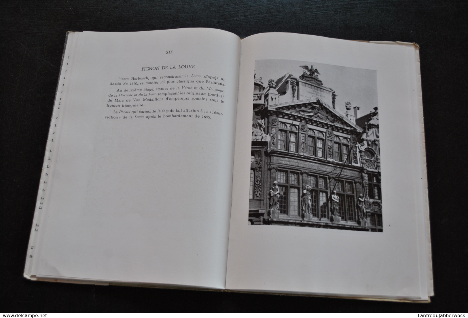 Paul FIERENS La Grand'Place De Bruxelles Editions Du Cercle D'Art 1945 Histoire Architecture Façades Photos Illustration - België