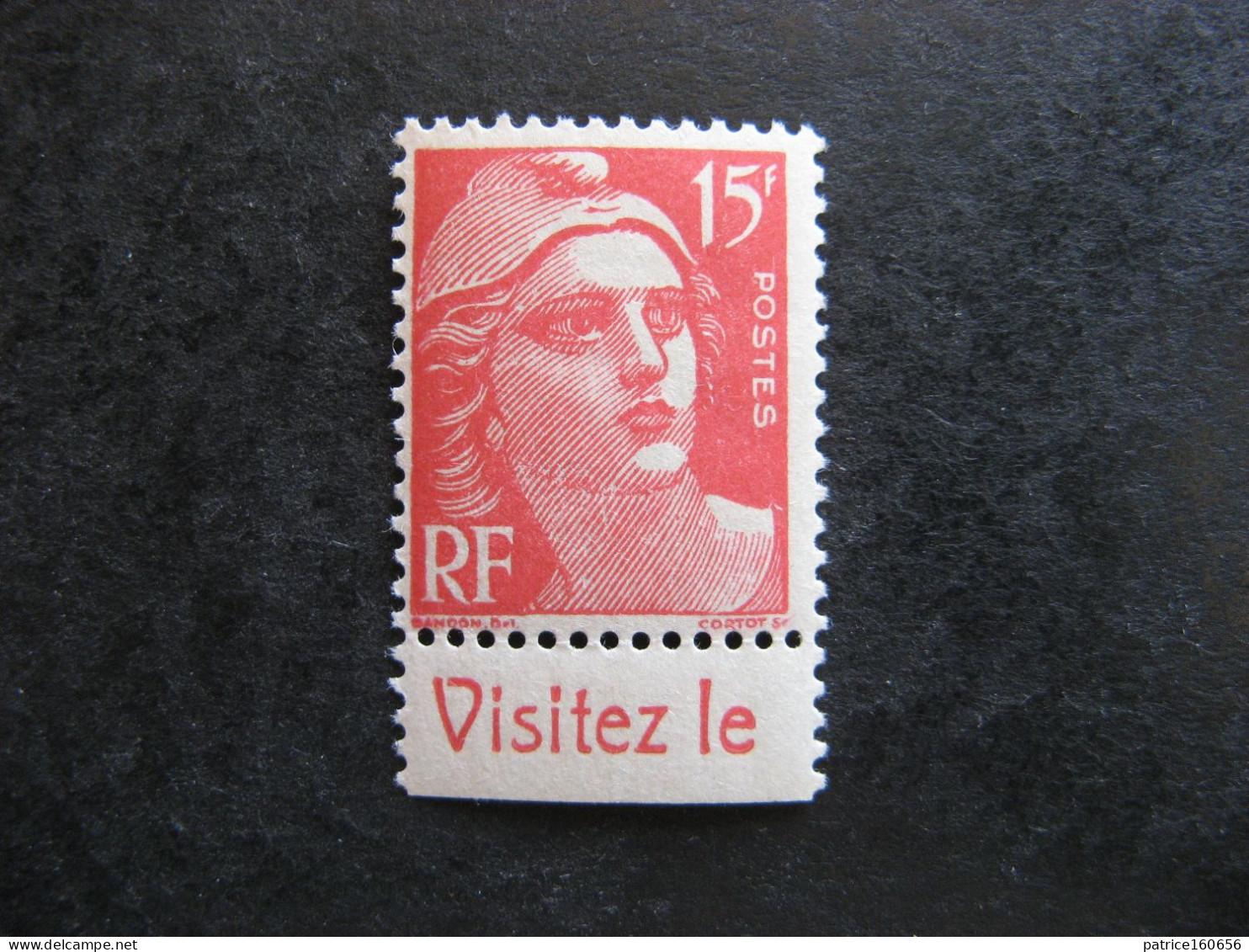 TB N° 813b Neuf XX. Avec PUB Inférieure " LA POSTE ". - Unused Stamps