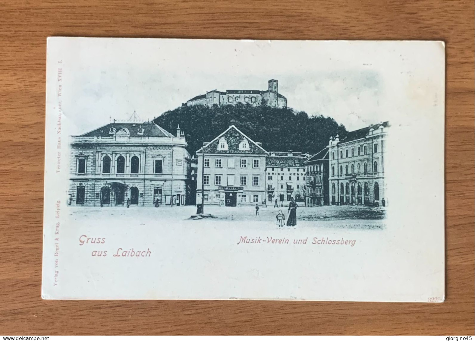 SLOVENIA / LJUBLJANA / LAIBACH / GRUSS AUSS LAIBACH / 1898 - Slowenien
