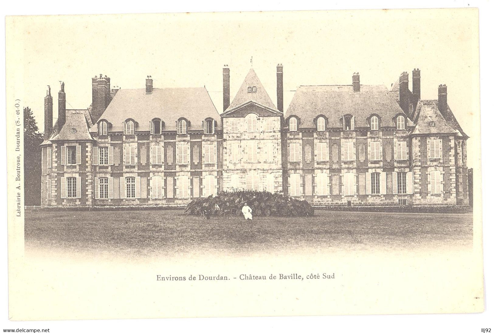 CPA 91 -  SAINT CHERON - Environs De DOURDAN (Essonne) -  Château De Baville, Côté Sud - Dos Non Divisé - Saint Cheron