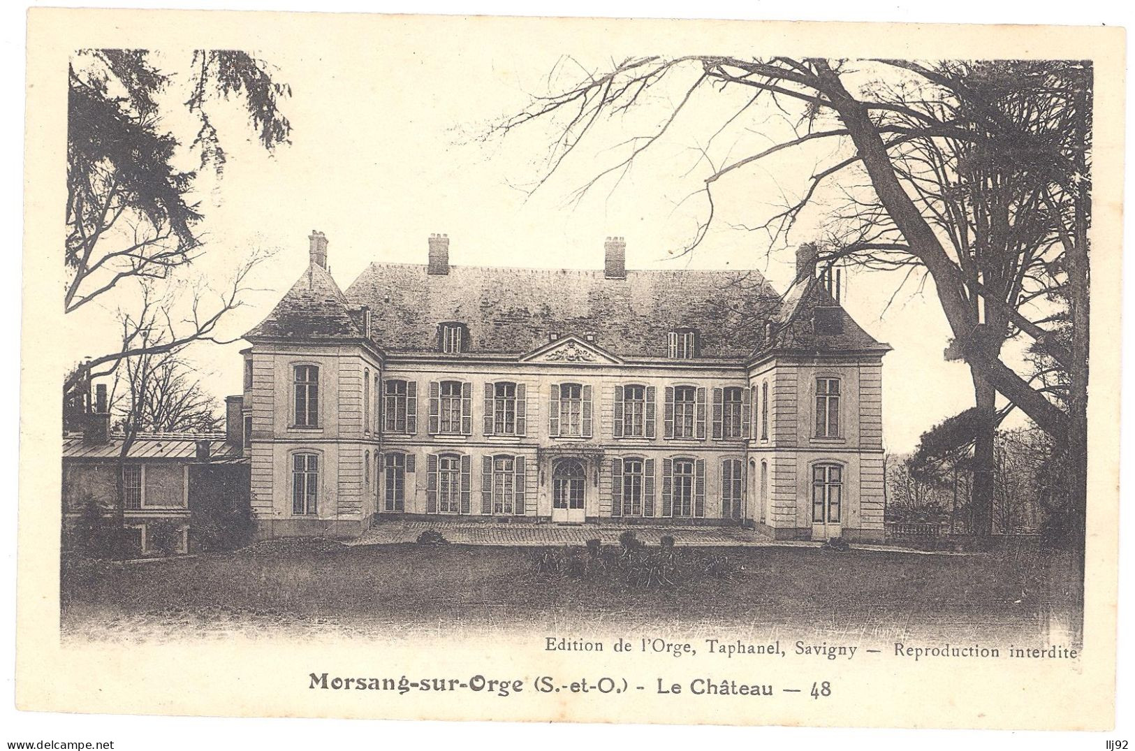 CPA 91 -  MORSANG SUR ORGE (Essonne) - 48. Le Château - Morsang Sur Orge