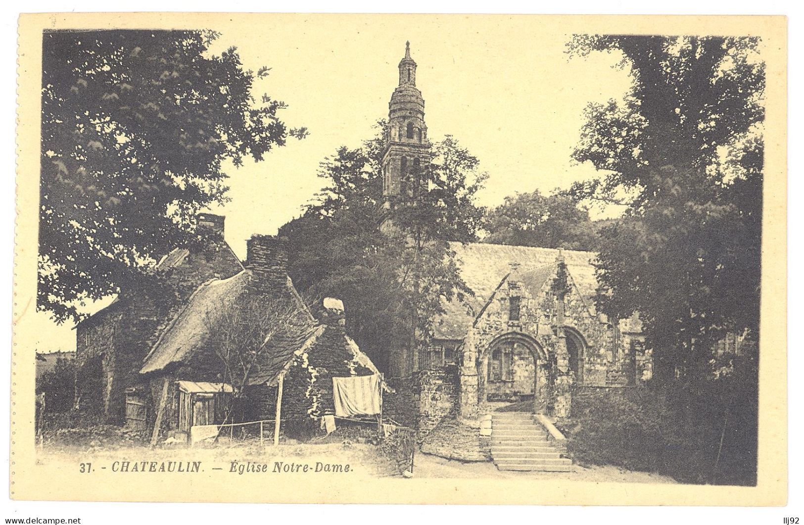 CPA 29 - CHATEAULIN (Finistère) - 37. Eglise Notre-Dame - Châteaulin