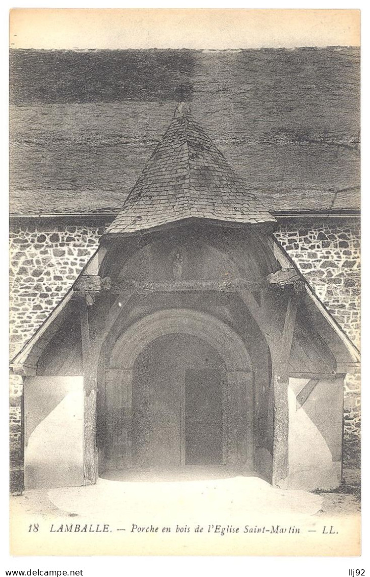 CPA 22 - LAMBALLE  (Côte D'Armor) - 18. Porche En Bois De L'Eglise Saint-Martin - LL - Lamballe