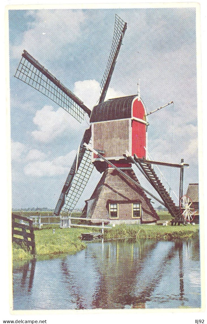 CPA PAYS BAS - Moulin à HAZERSWOUDE - Mill At Hazerswoude - Mühle In Hazerswoude - Moulins à Vent