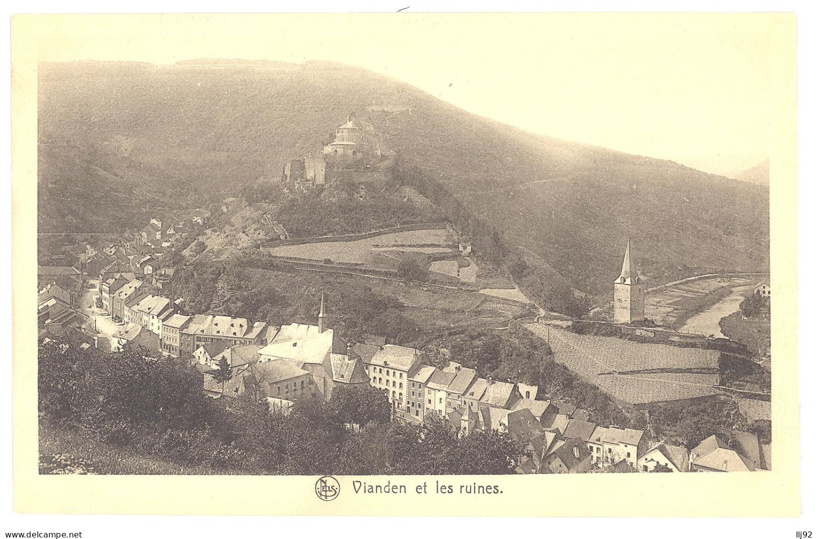 CPA LUXEMBOURG - VIANDEN Et Les Ruines - Vianden