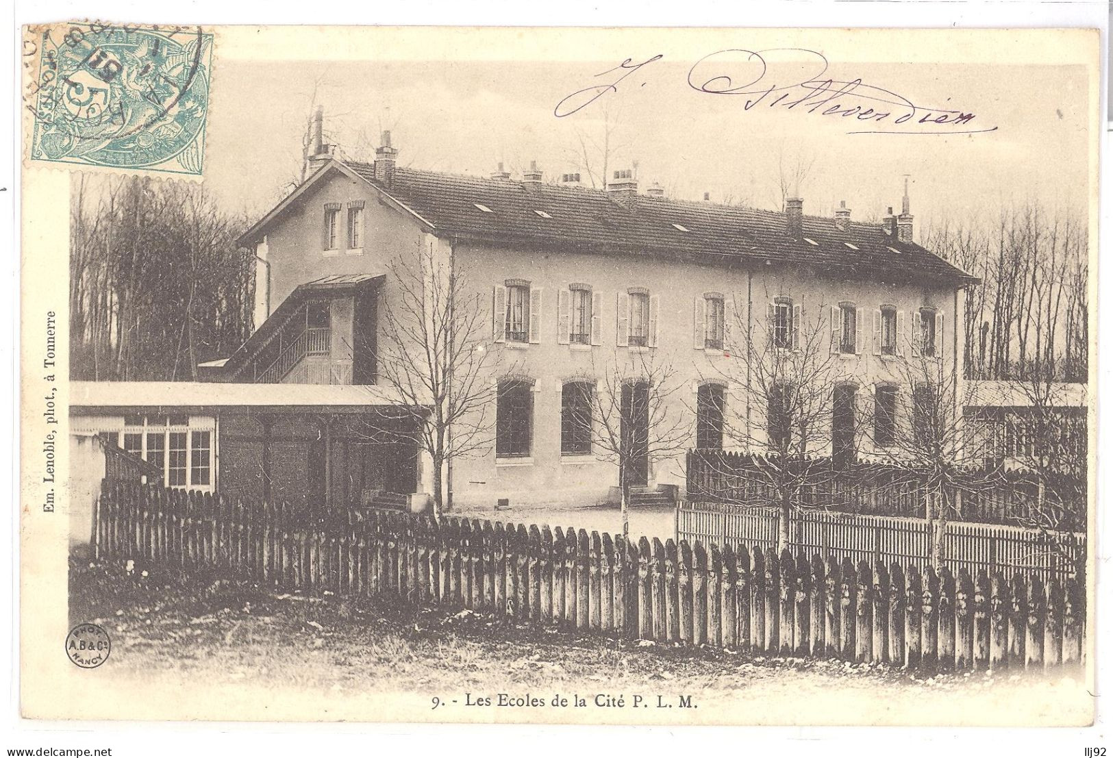 CPA 89 - LAROCHE (Yonne) - 9. Les Ecoles De La Cité P.L.M. - Dos Non Divisé - Peu Courante - Laroche Saint Cydroine