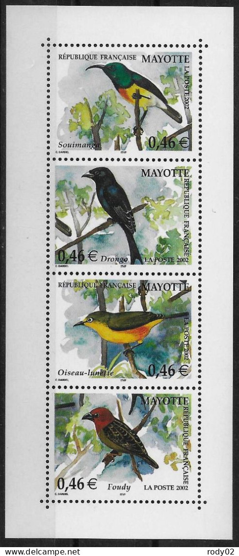 MAYOTTE - LOT ANNEE 2002 - 2 SCANS - NEUF** MNH - Nuovi