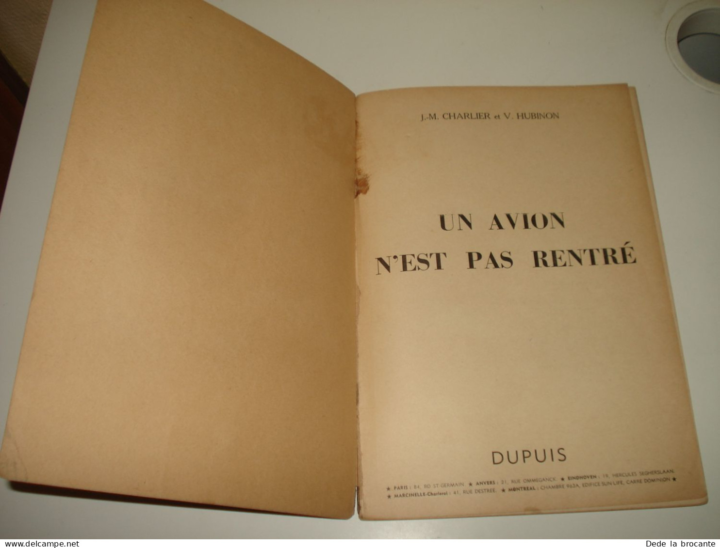 C54 (2) / Buck Danny  13  " Un Avion N'est Pas Rentré " E.O 1954 - Petit Prix - Buck Danny