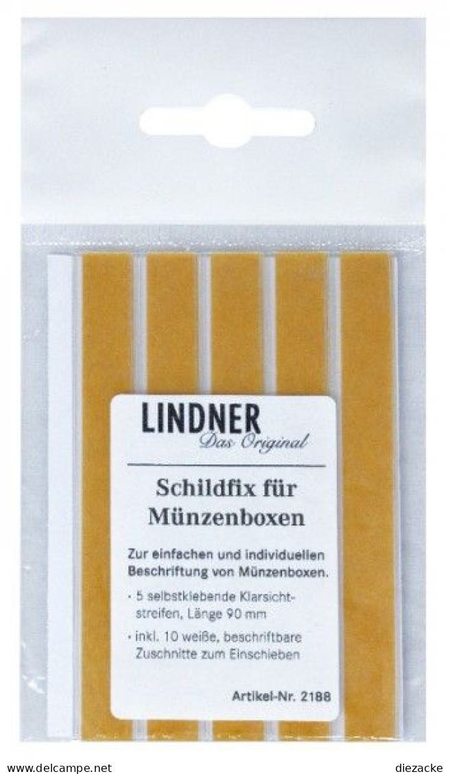 Lindner Münzbox Schildfix 2188 Neu - Materiale