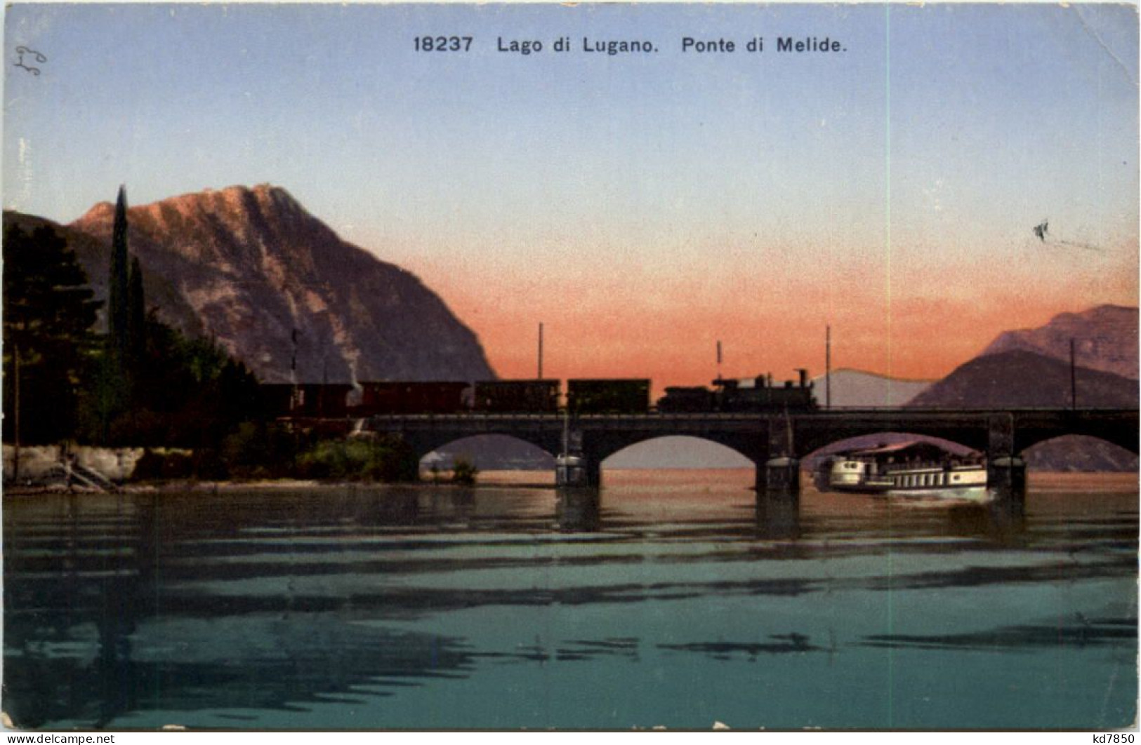 Lago Di Lugano - Ponte Di Melide - Melide